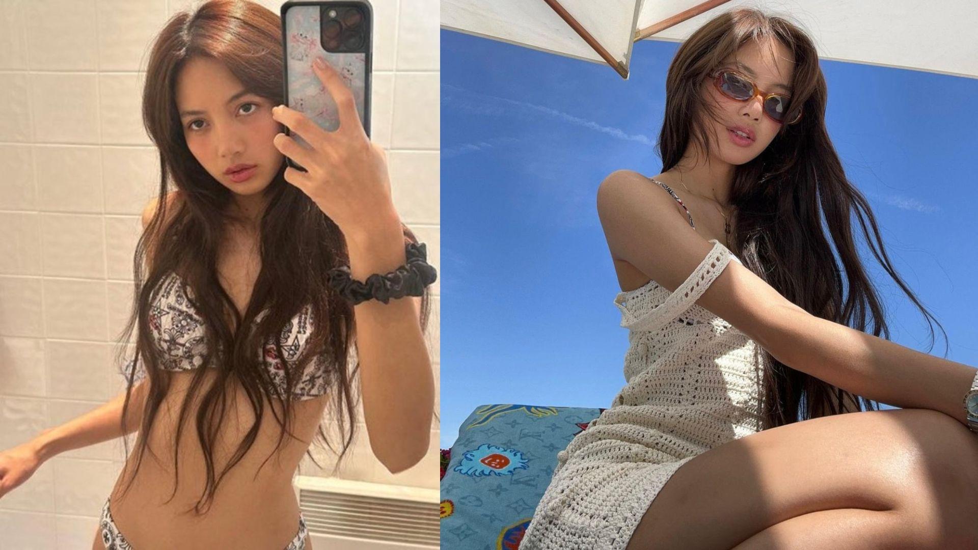 Lisa@BLACKPINK戀情似層層 公開泳裝照疑偕緋聞男友甜蜜度假