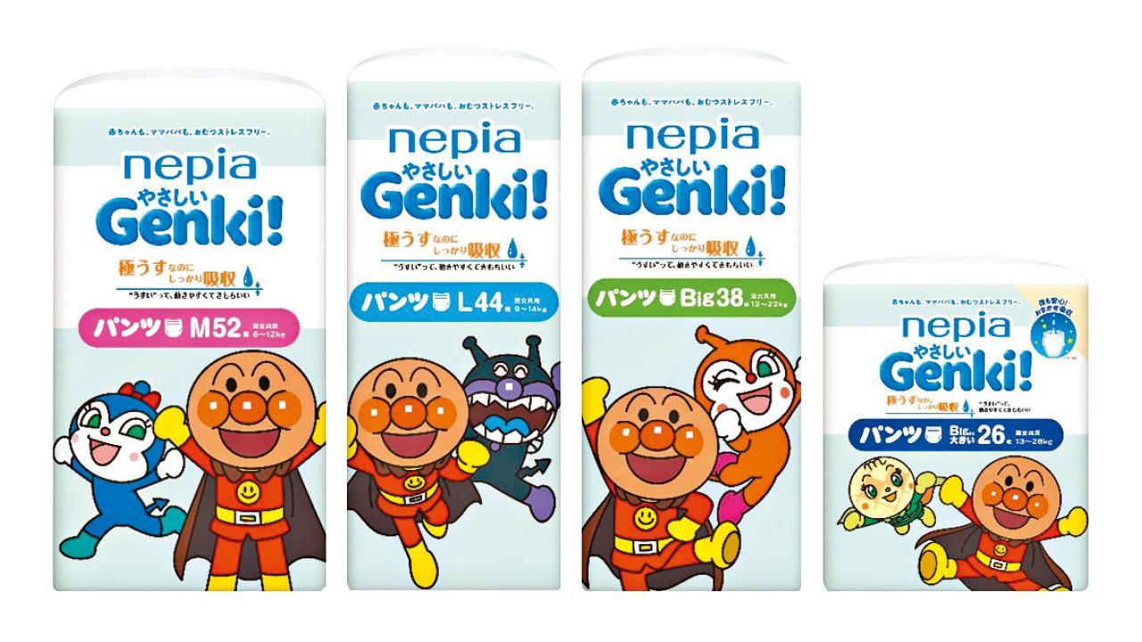 麵包超人學習褲改版全新登場 nepia Genki! X Whito限定優惠加豪送贈品