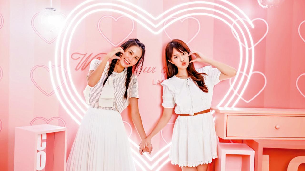 上水廣場 色彩打卡裝置 沉浸式光影體驗