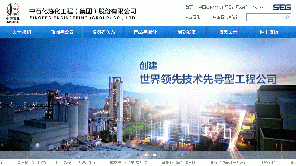 中石化煉化工程(2386)