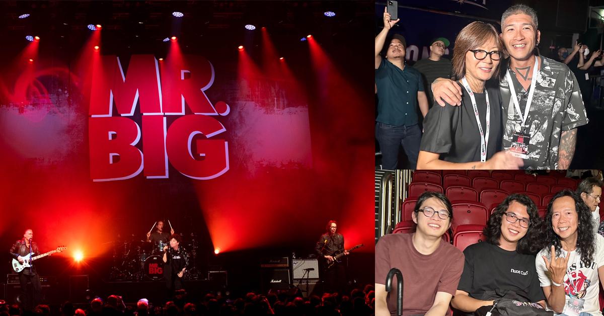 美國MR.BIG相隔5年來港開騷 盧巧音孖老公把握機會睇最後一次巡唱