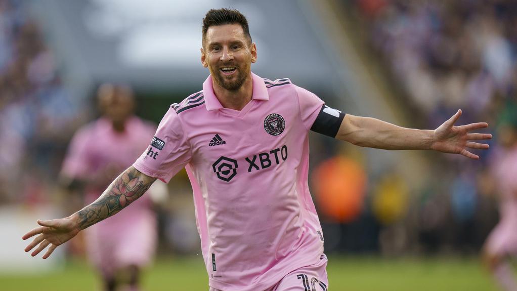 美斯帶領國際邁亞密打入聯盟盃的決賽。(美聯社)