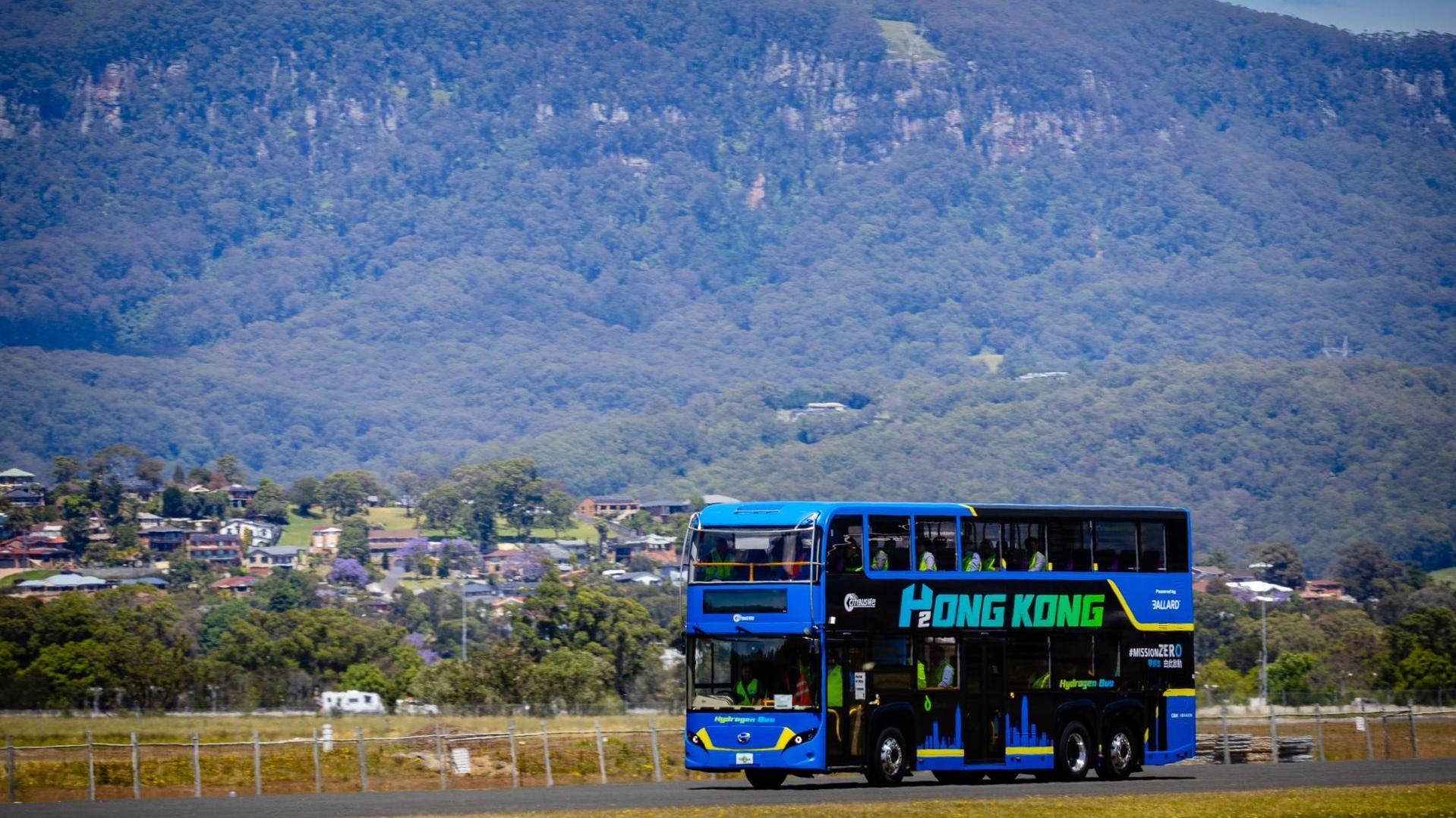 城巴氫燃料電池巴士試驗項目獲批 試驗預計會在明年下半年啓動(資料圖片)