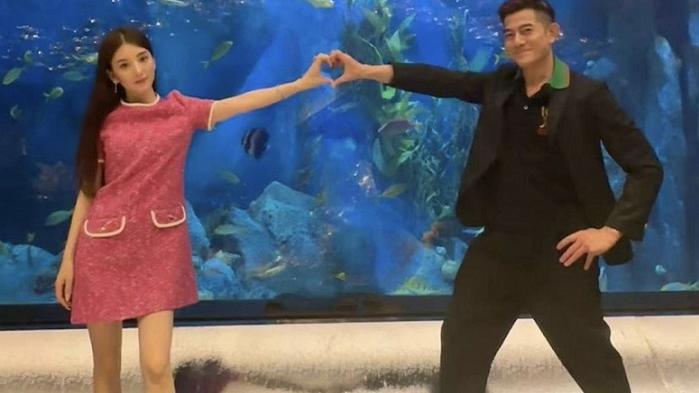 郭富城一家四口去世界十大奇蹟酒店為老婆慶生