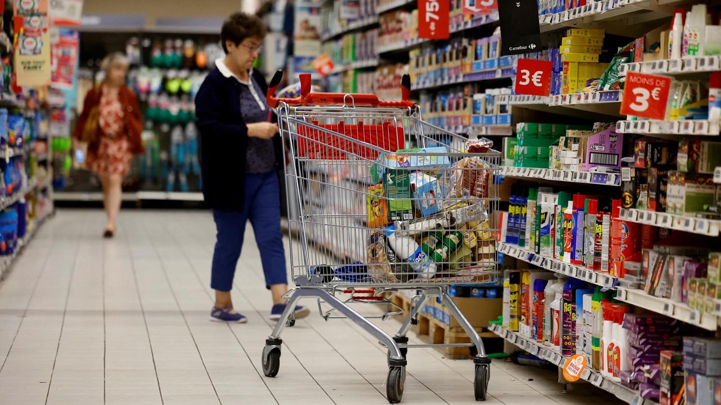 法國家樂福超市。(資料圖片)