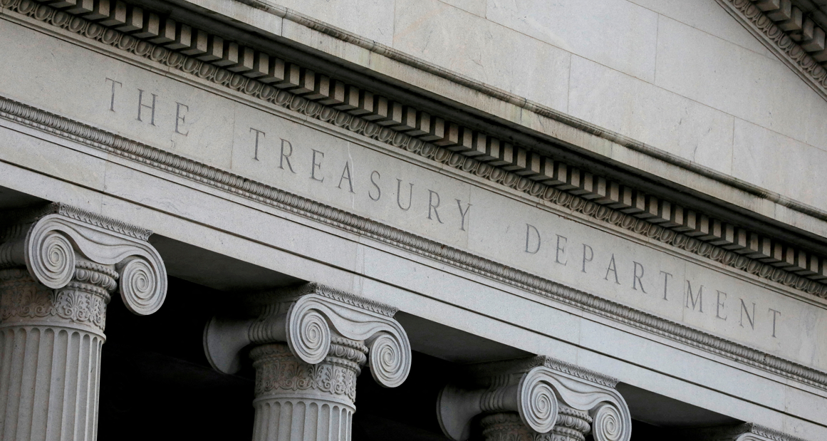 美國財政部(路透社資料圖片)