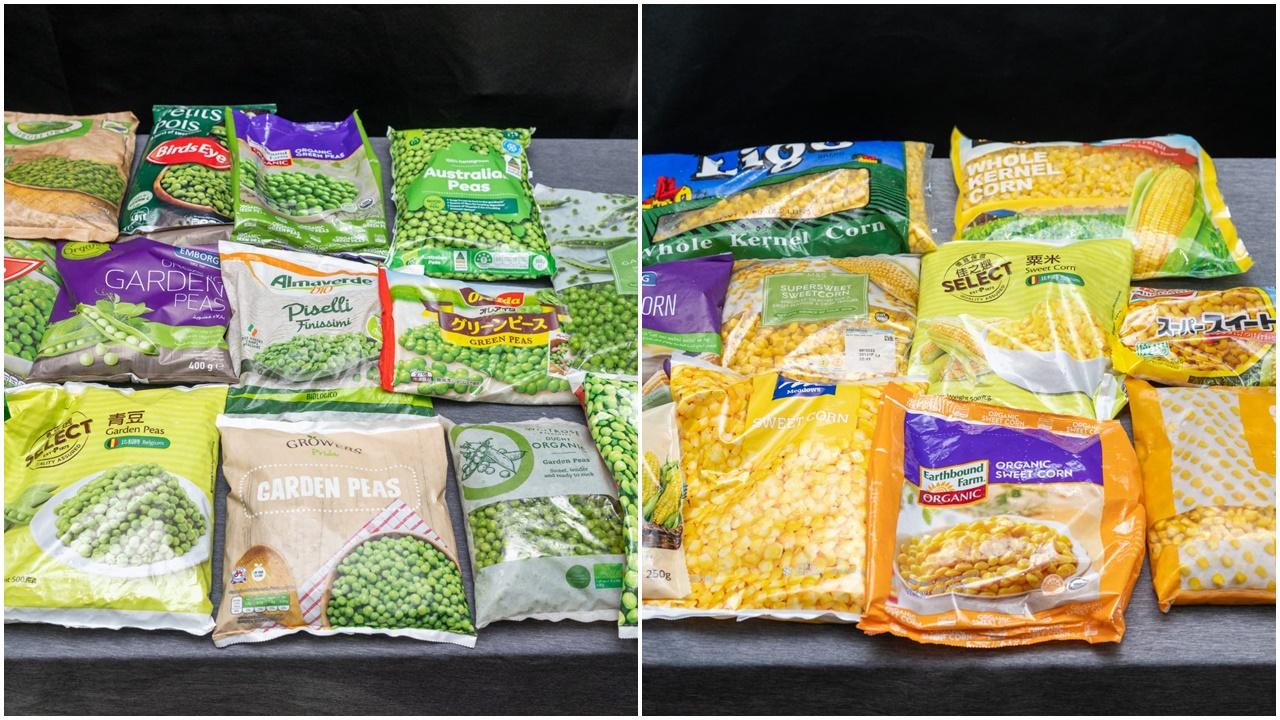 消委會檢測，冷凍豌豆粒勝甜粟米粒，部分樣本含微量金屬污染物。(消委會)