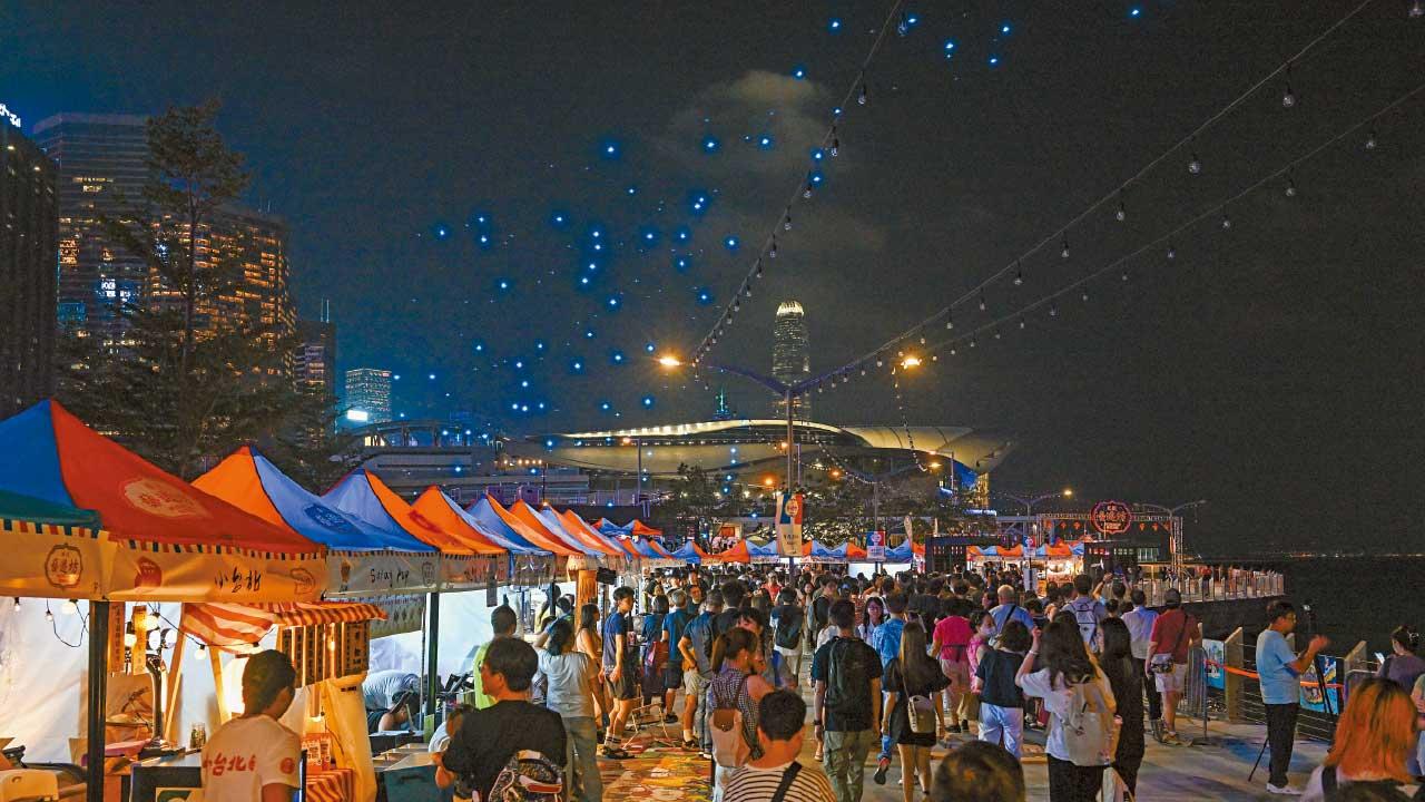 灣仔海濱藝遊坊開鑼 食買玩吸客 供電甩轆捱轟 