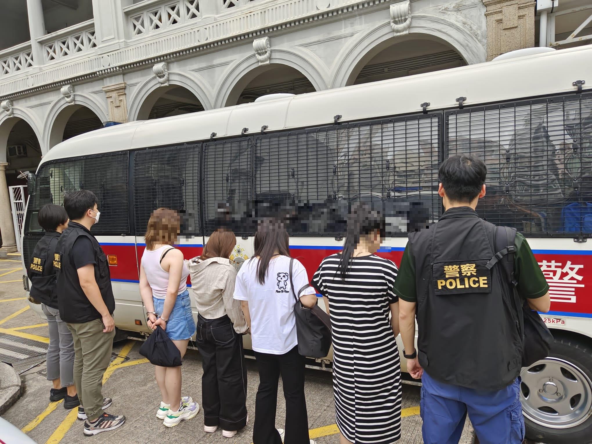 疑透過社交媒體宣傳色情服務　警旺角拘賣淫集團骨幹及8內地女