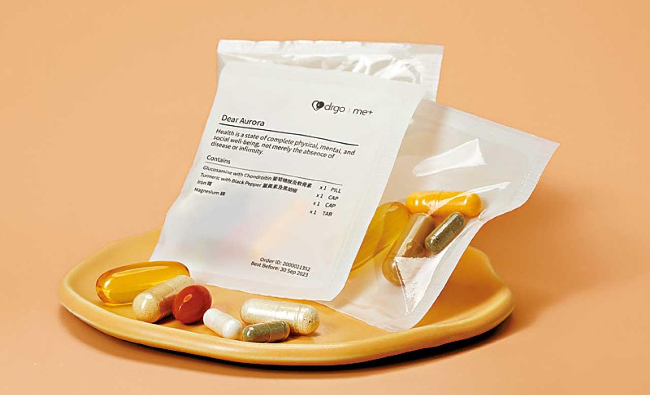 DrGo推出DrGo Me+個人化營養補充包 專業健康評估 度身訂造每日所需