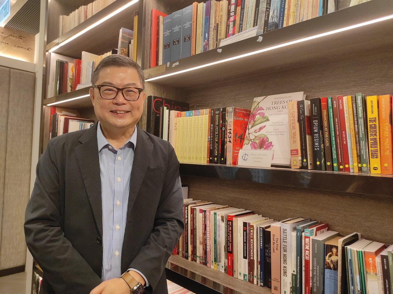 譚嘉因透露，科大現正策劃「HKUST 3.0」計畫。(李朗僑攝)