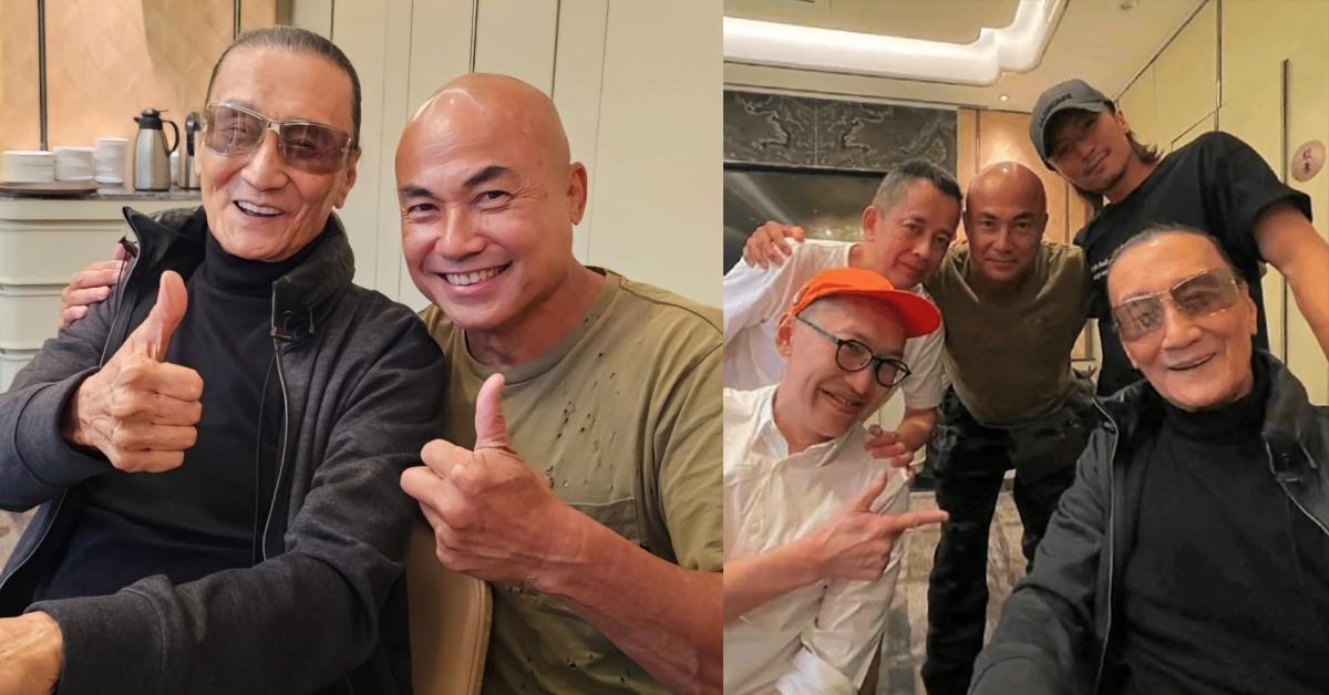 86歲謝賢打風照出街 同霆鋒飲茶即興跳cha cha