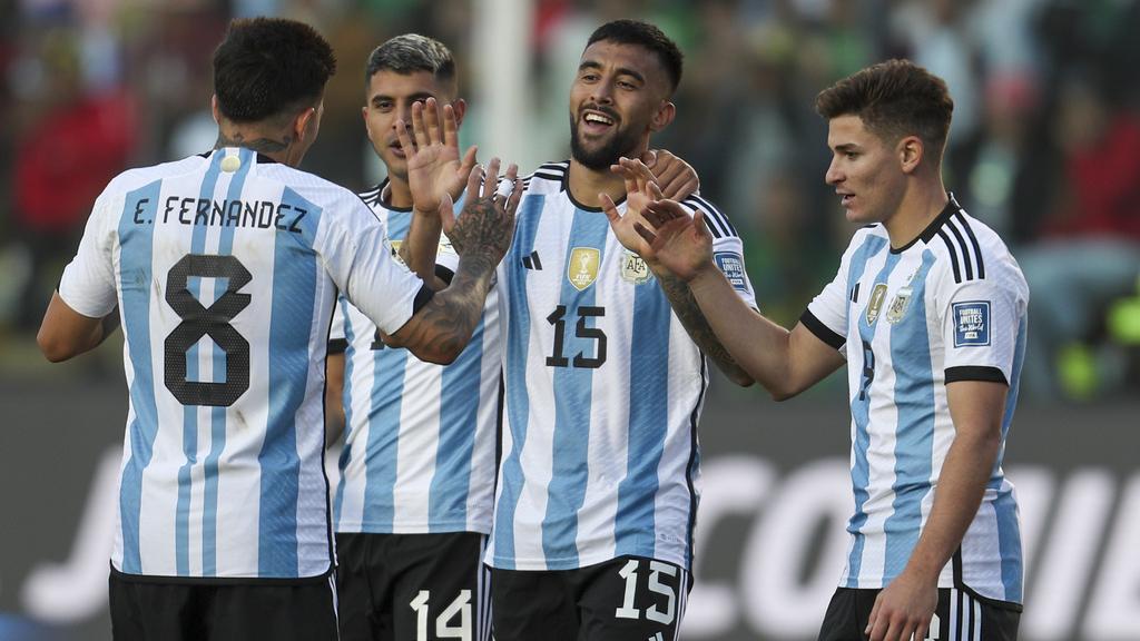 阿根廷在世界盃外圍賽，作客擊敗玻利維亞。(美聯社)