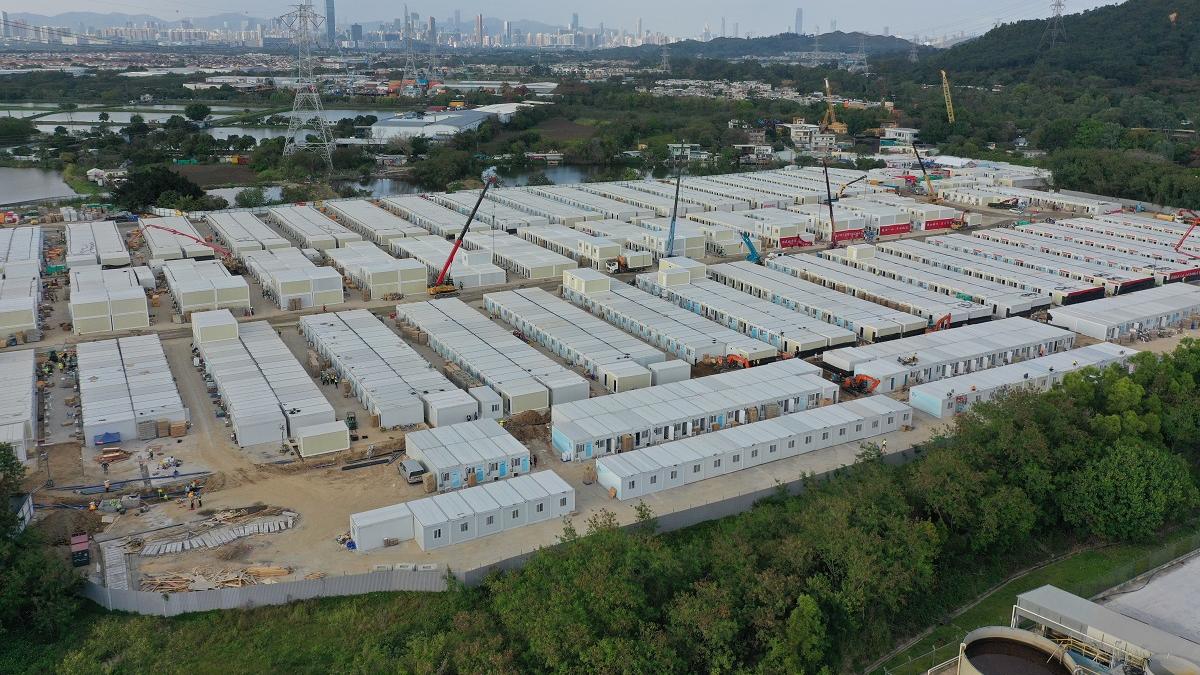 潭尾外勞中央宿舍由社區隔離設施改建。(資料圖片)