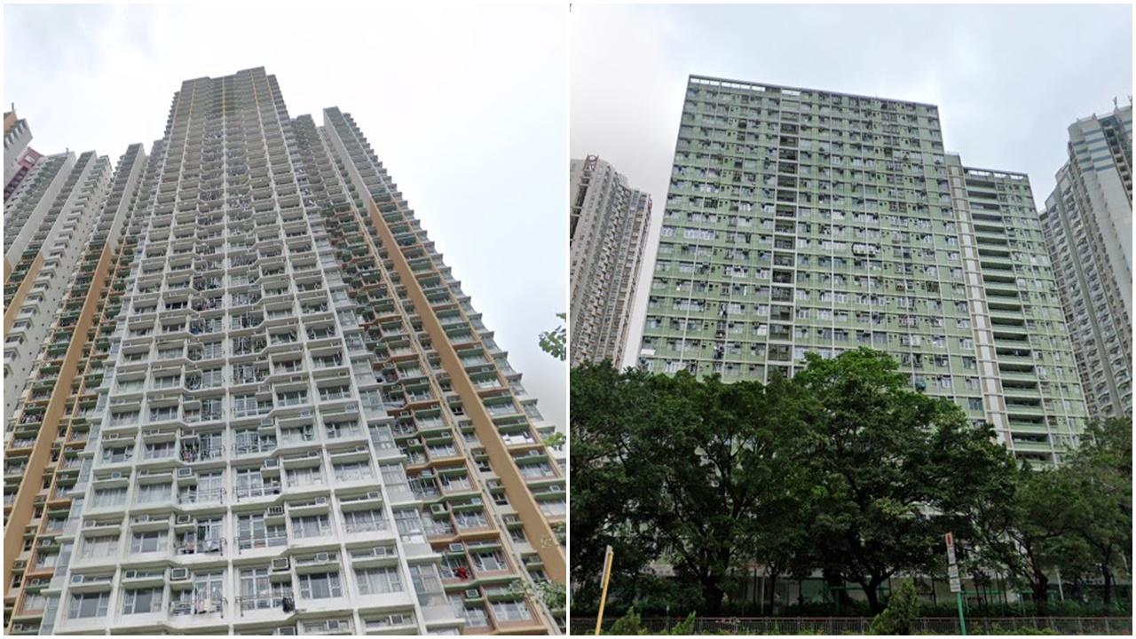 黃大仙香港仔1小時內分別有人墮樓身亡。(Google Map)