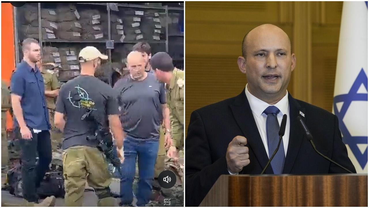 以國前總理響應徵召參戰，紐約以男拋妻棄女返國：這就是以色列人。(網上圖片)