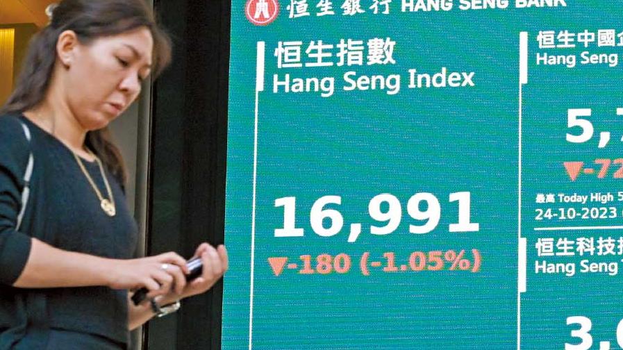 恒指失萬七關 高位插26% 中港股齊淪陷 習近平突訪人行圖振士氣