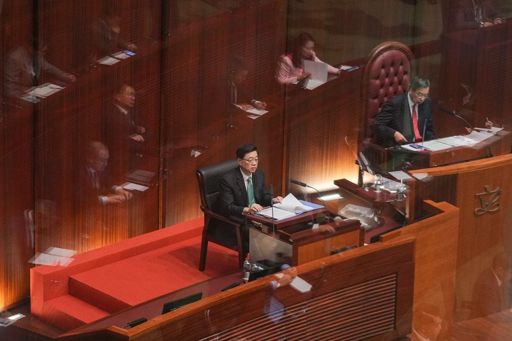 特首李家超宣讀施政報告