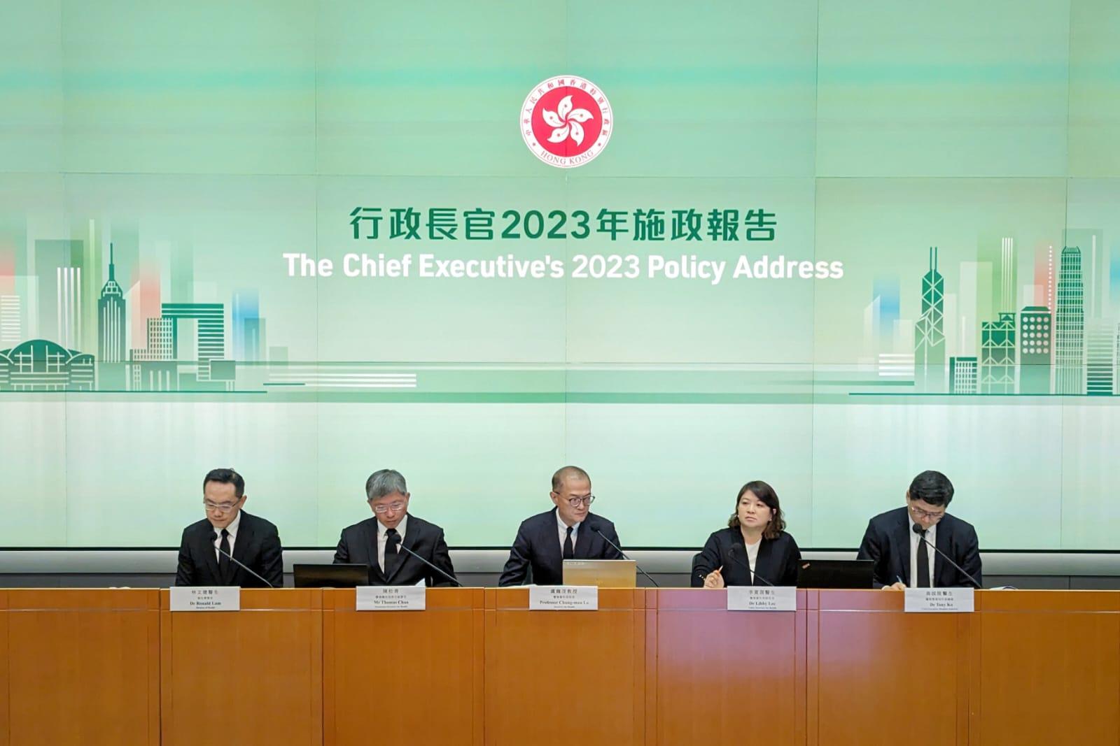 施政報告2023｜盧寵茂：跨境救護車首要做到「南向」　即時搶救病人非服務對象(羅庸軒攝)