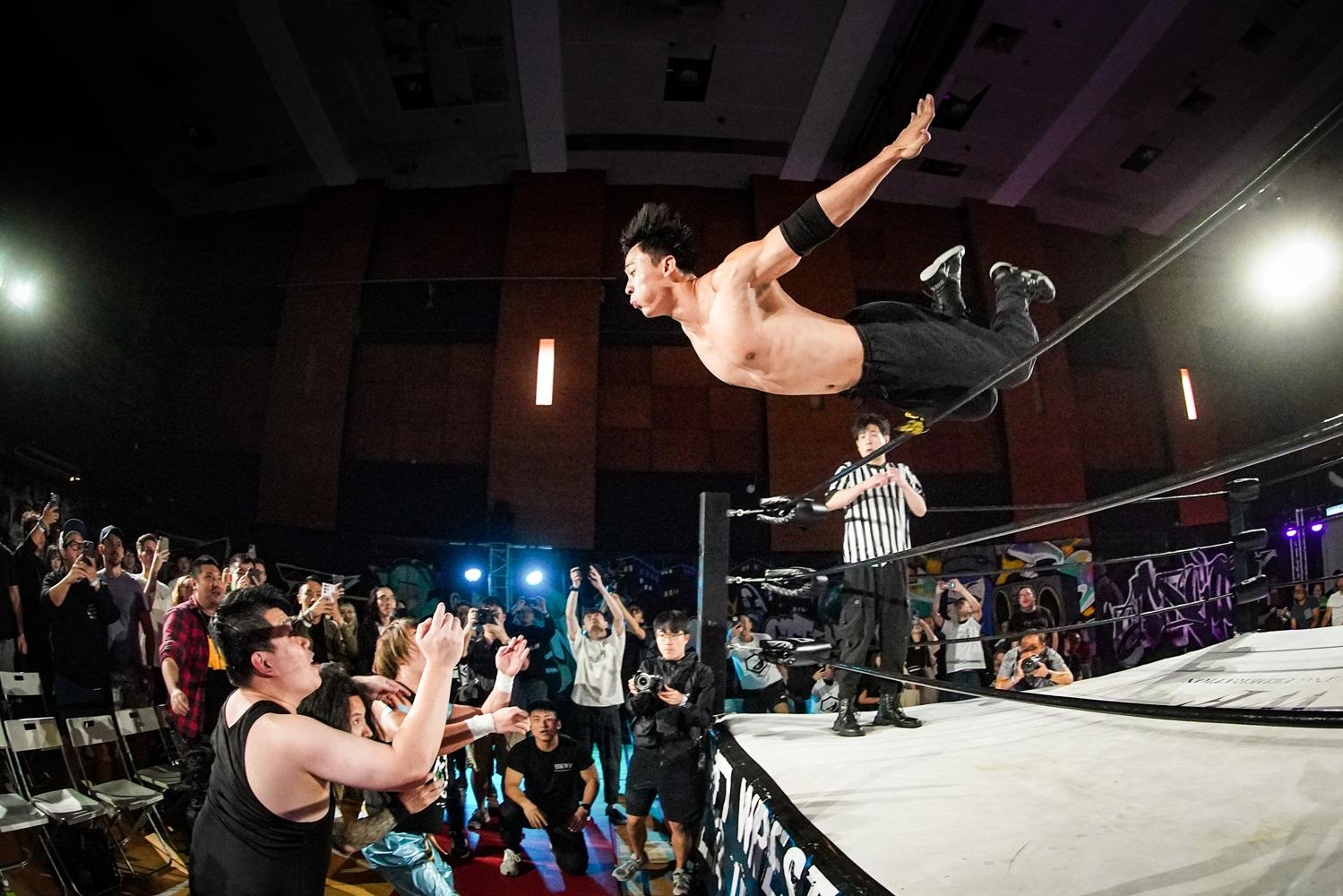 香港都有摔角手 拳拳到肉 打到飛起｜圖輯