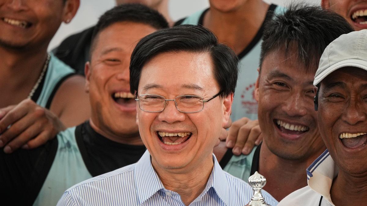 李家超指，首輪「香港夜繽紛」活動舉辦短短6日，已達到預期效果。(資料圖片／李睿哲攝)