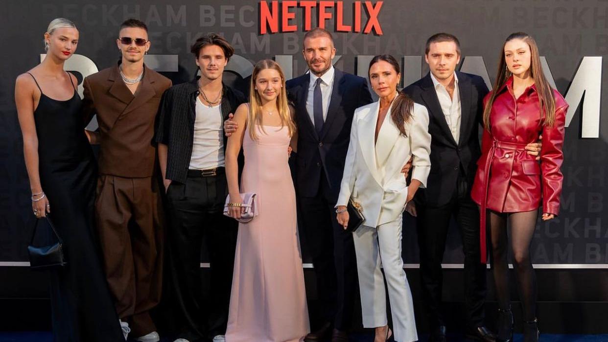 碧咸Netflix紀錄片倫敦首映 全家總動員撐場