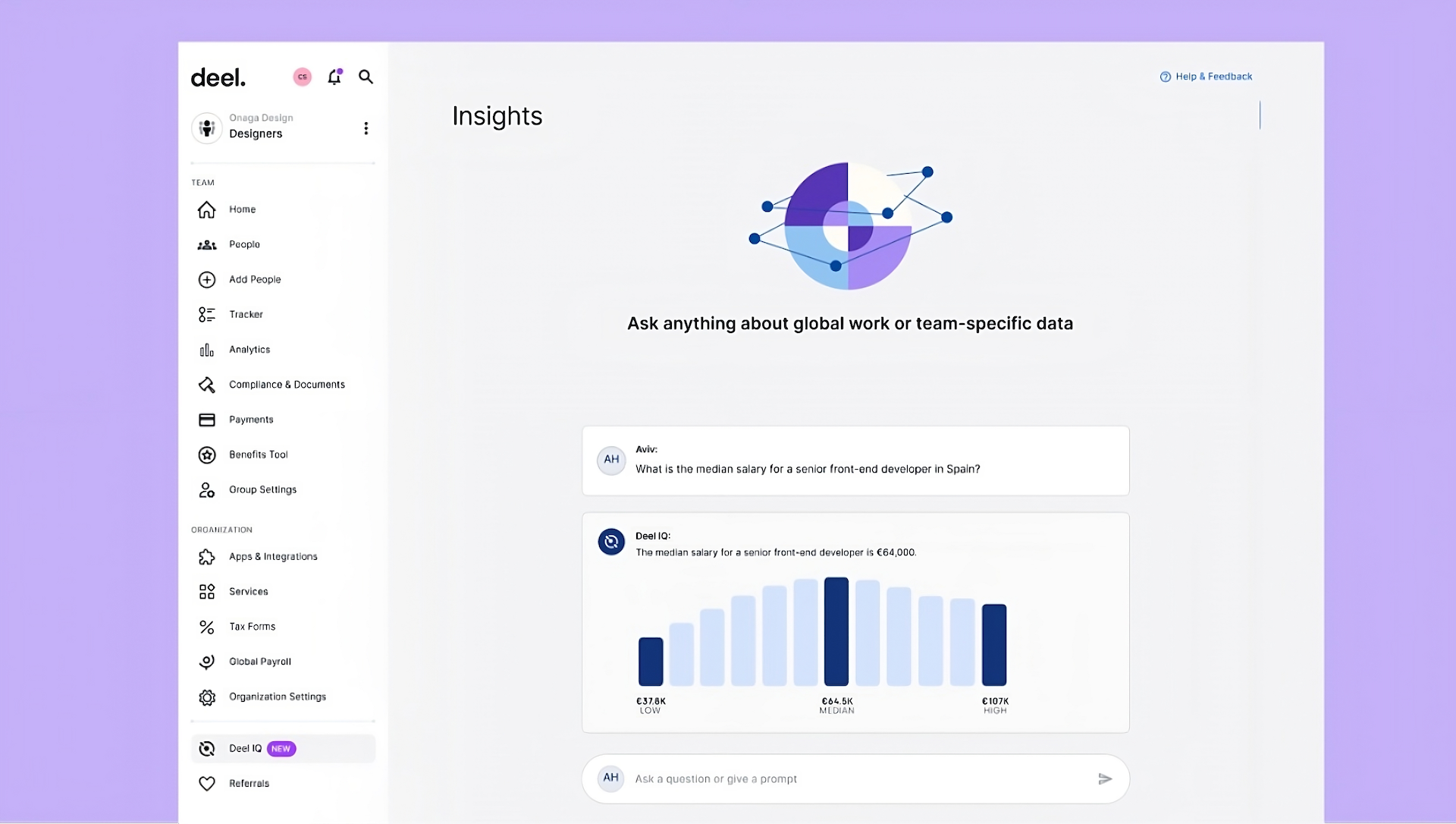 人事管理丨Deel推全球AI工作助理Deel IQ 僱主即時了解環球地區法律和最佳營運方式
