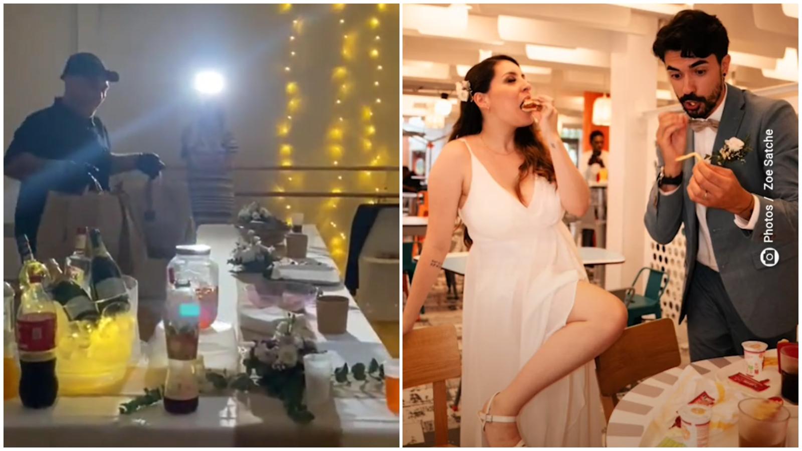 法國新人訂300個麥當勞漢堡包擺酒　現場賓客反應出人意表（有片）