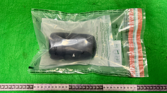 海關於機場偵破旅客體內藏570克可卡因　市值約60萬元