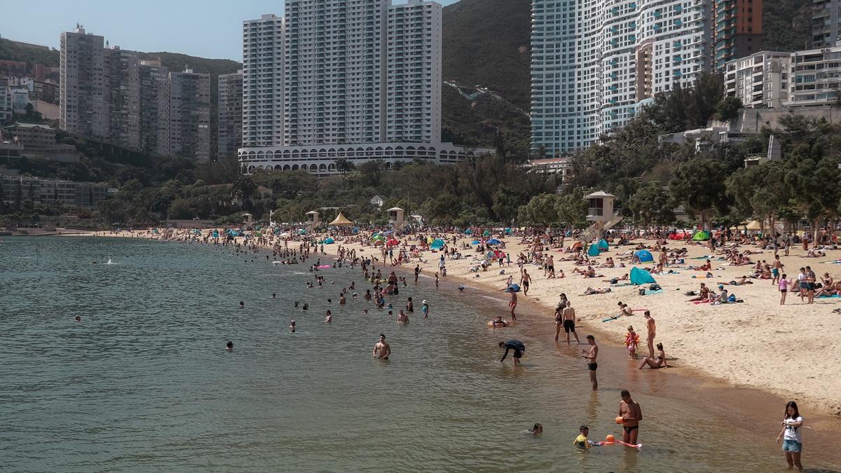 淺水灣泳灘。(資料圖片)