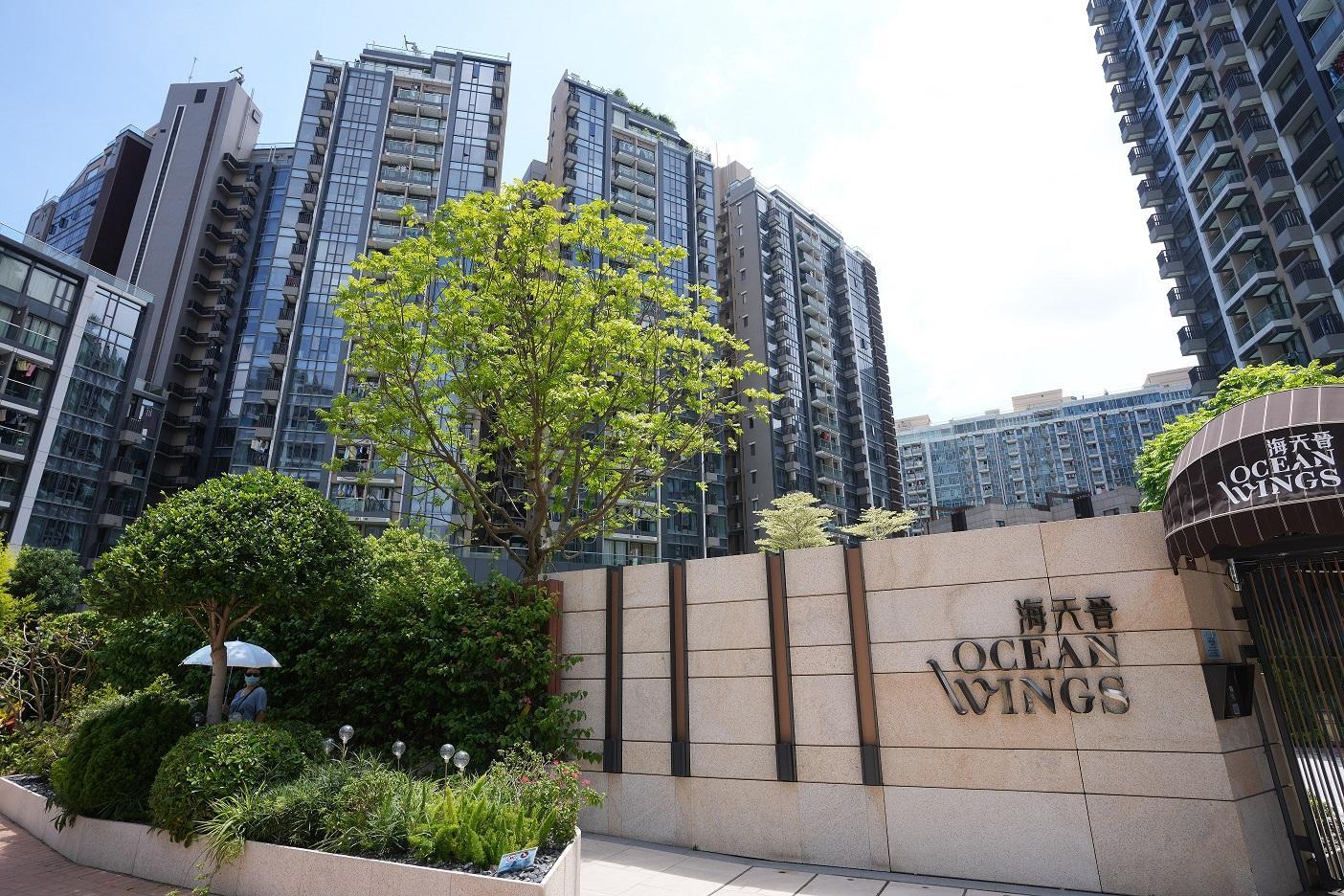 本地家庭客斥5.3萬承租將軍澳海天晉套四房連平台及花園特色戶，呎租約55元。