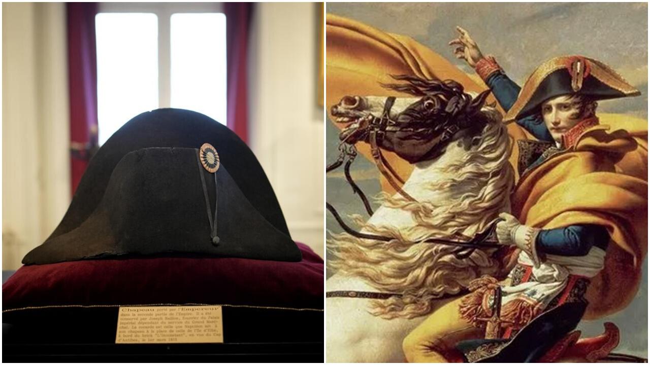 拿破崙雙角帽巴黎拍賣，以破紀錄約1644萬元成交。(X)