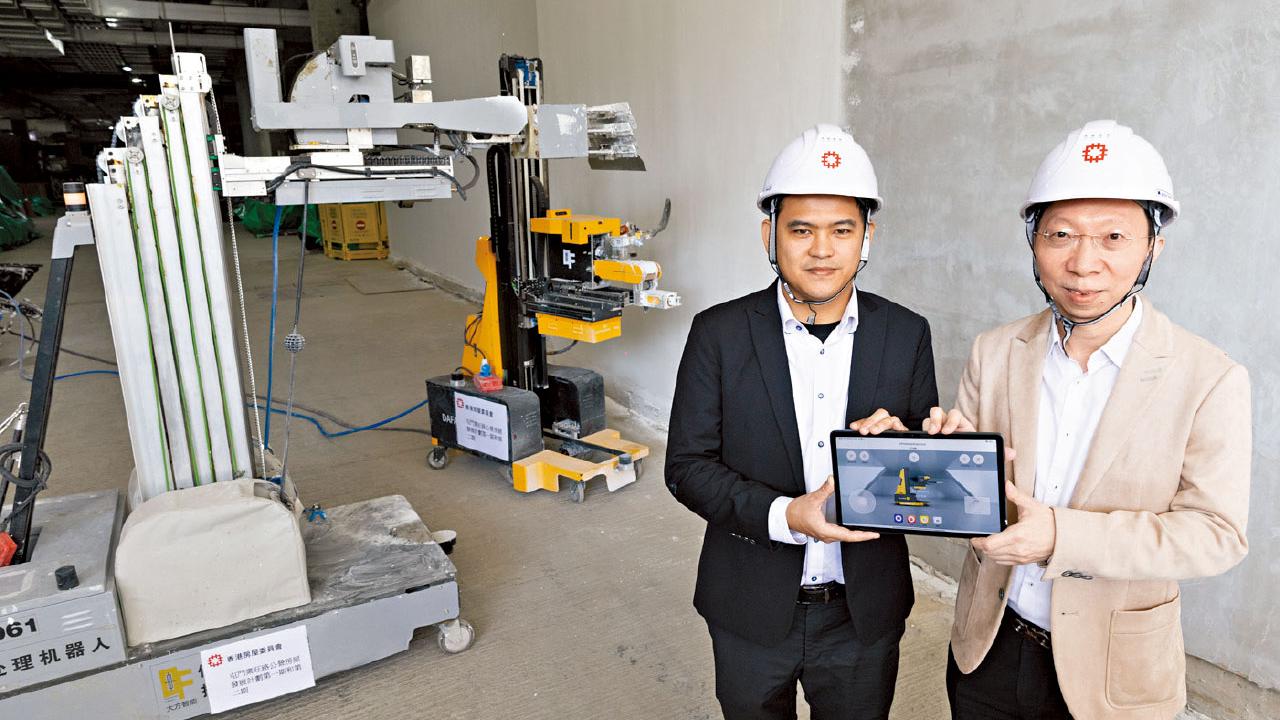 引入批盪 打磨 噴漆三程序機械人 房委會︰增工地安全吸新血