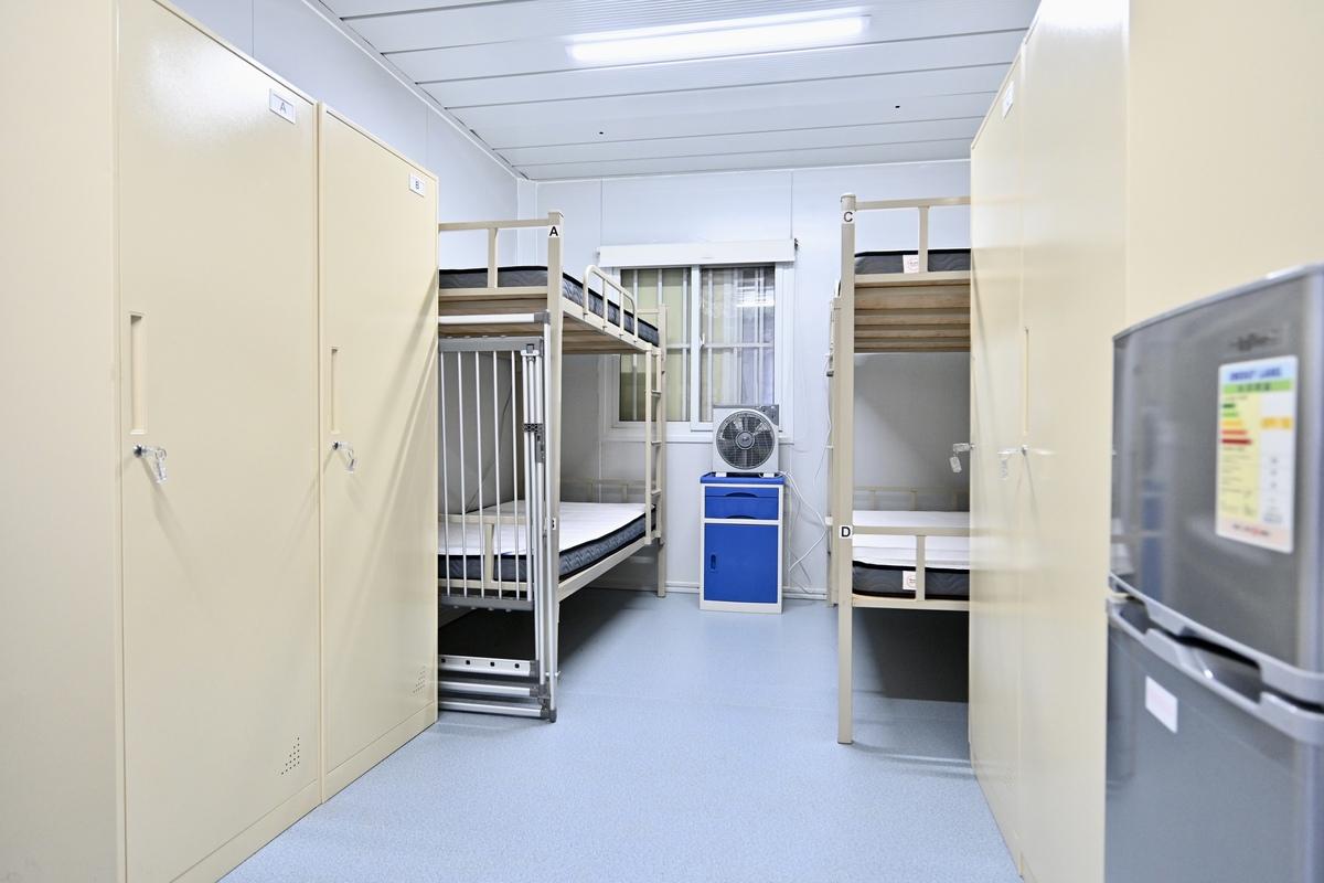 元朗潭尾隔離設施變輸入勞工宿舍 現逾170人入住 (政府新聞處圖片)