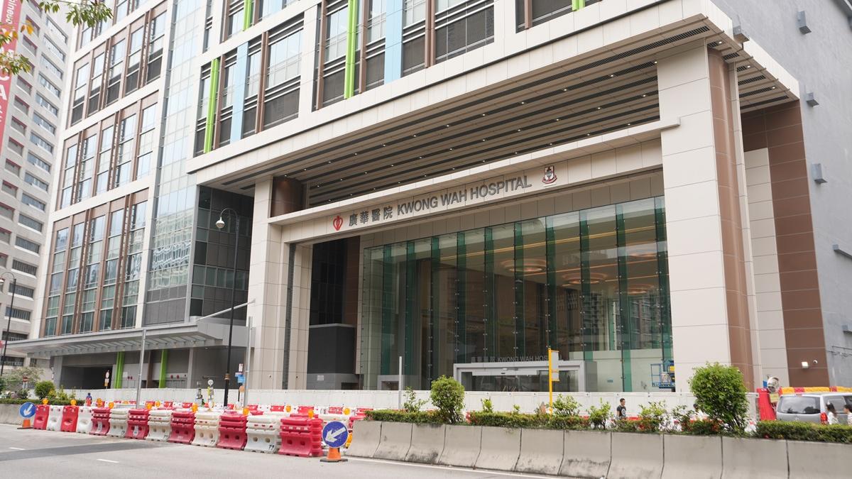 廣華醫院重建工程懷疑有電線槽鍍層不合規格。(資料圖片／陳奕釗攝)