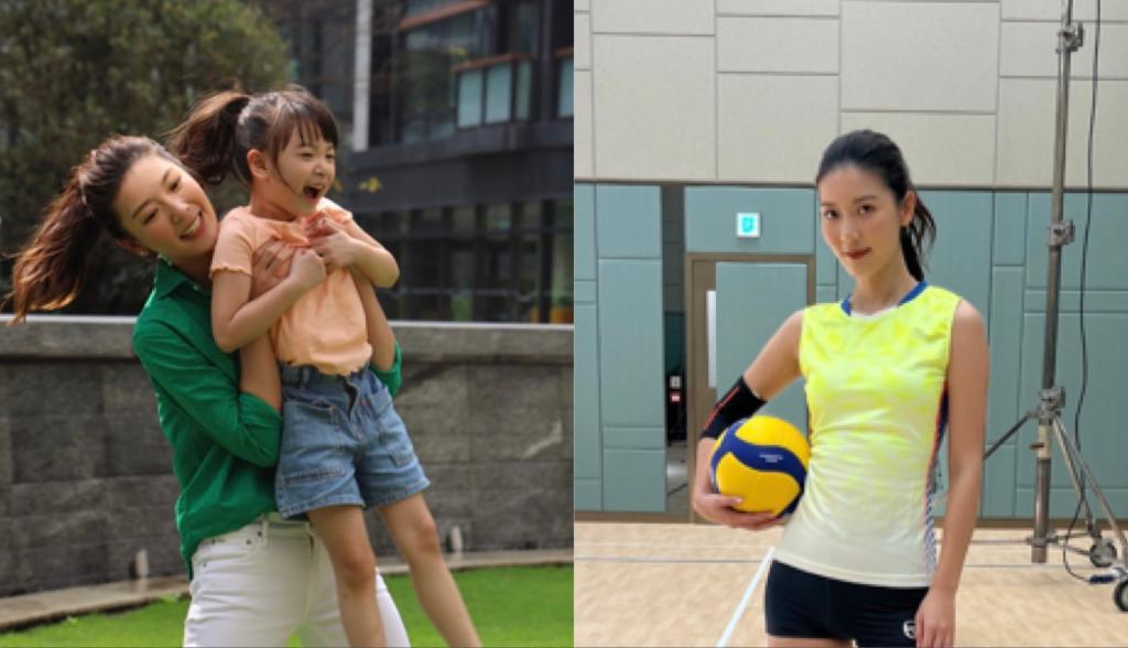 余香凝不介意與女兒親子檔上陣 相隔十多年再打排球手腫腳瘀