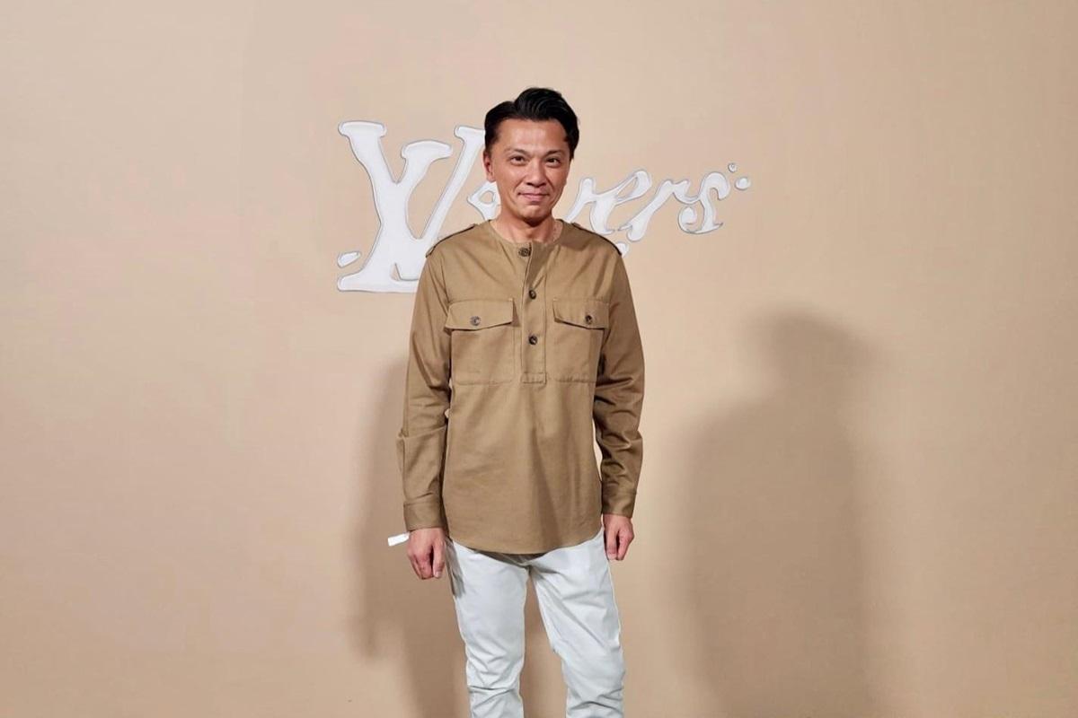 陳祖恒獲邀出席LV時裝展，認為今次活動反映時裝盛事有助推動本港經濟發展。(陳祖恒提供)