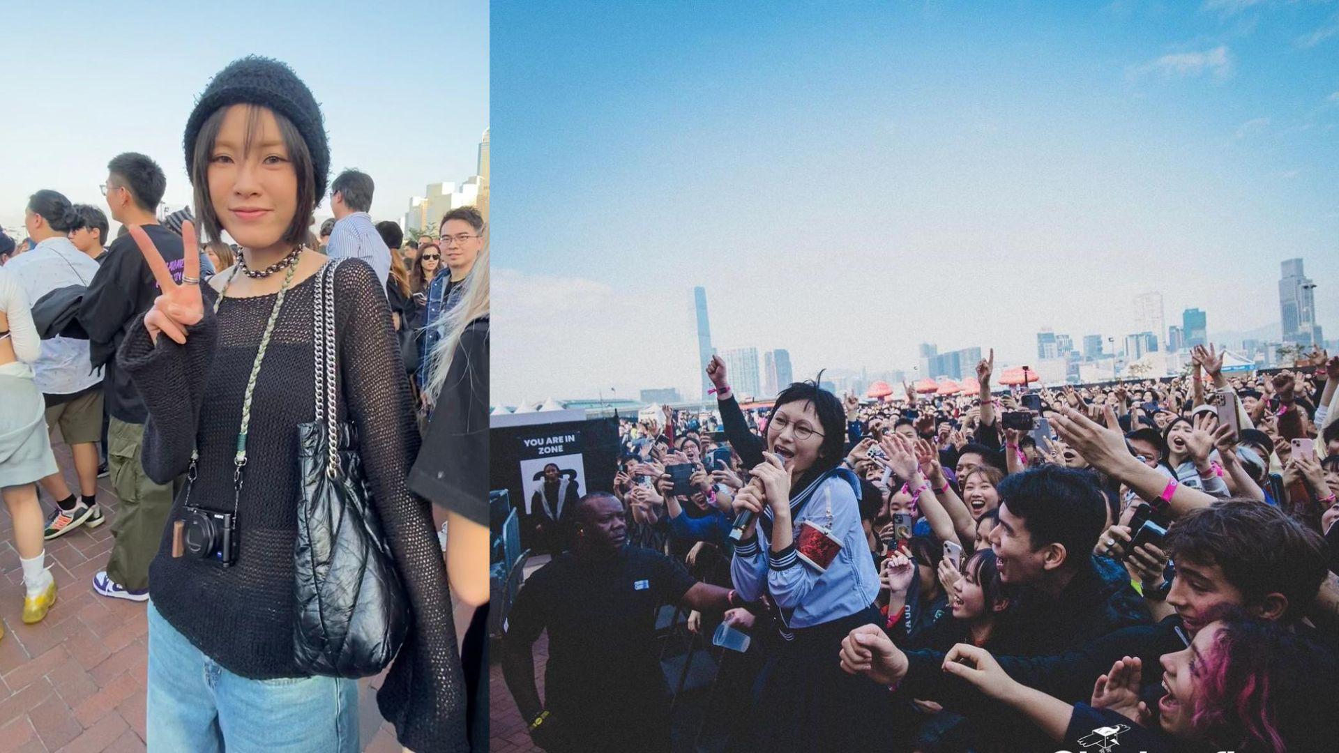 Clockenflap 2023｜ATARASHII GAKKO!又跳又唱爆汗演出 陳蕾台下專心睇騷