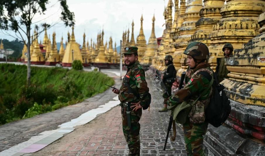 緬甸果敢安全形勢嚴峻複雜，中國提醒公民暫勿前往緬北。(X)