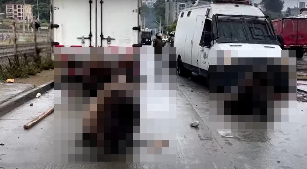 智利漁民示威獲神隊友助陣，連警察都無符。(YouTube)