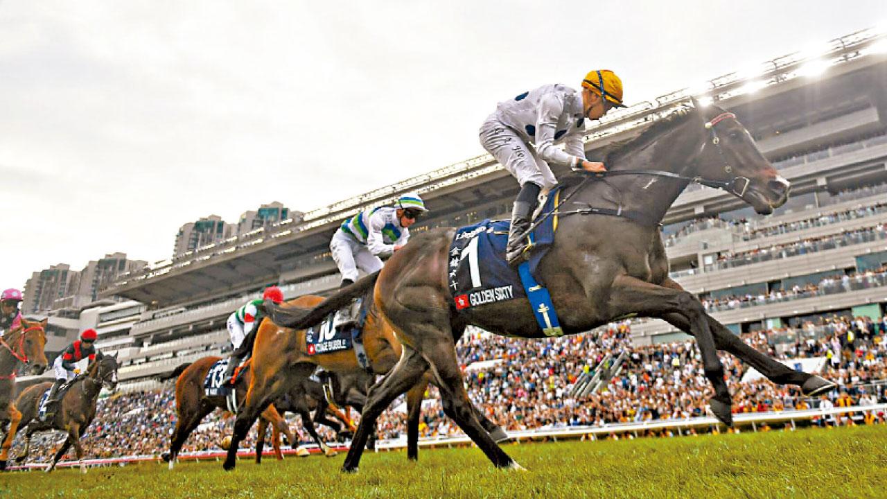 浪琴香港國際賽4場一級賽港隊奪三冠  馬王金鎗六十第三度贏香港一哩錦標