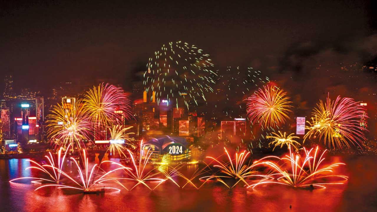 除夕夜維港舉行歷年最大型煙花音樂匯演 橫跨西九至北角可欣賞