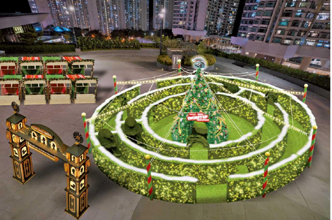 東薈城名店倉聯乘藍精靈 呈獻「Smurfs Up Christmas」