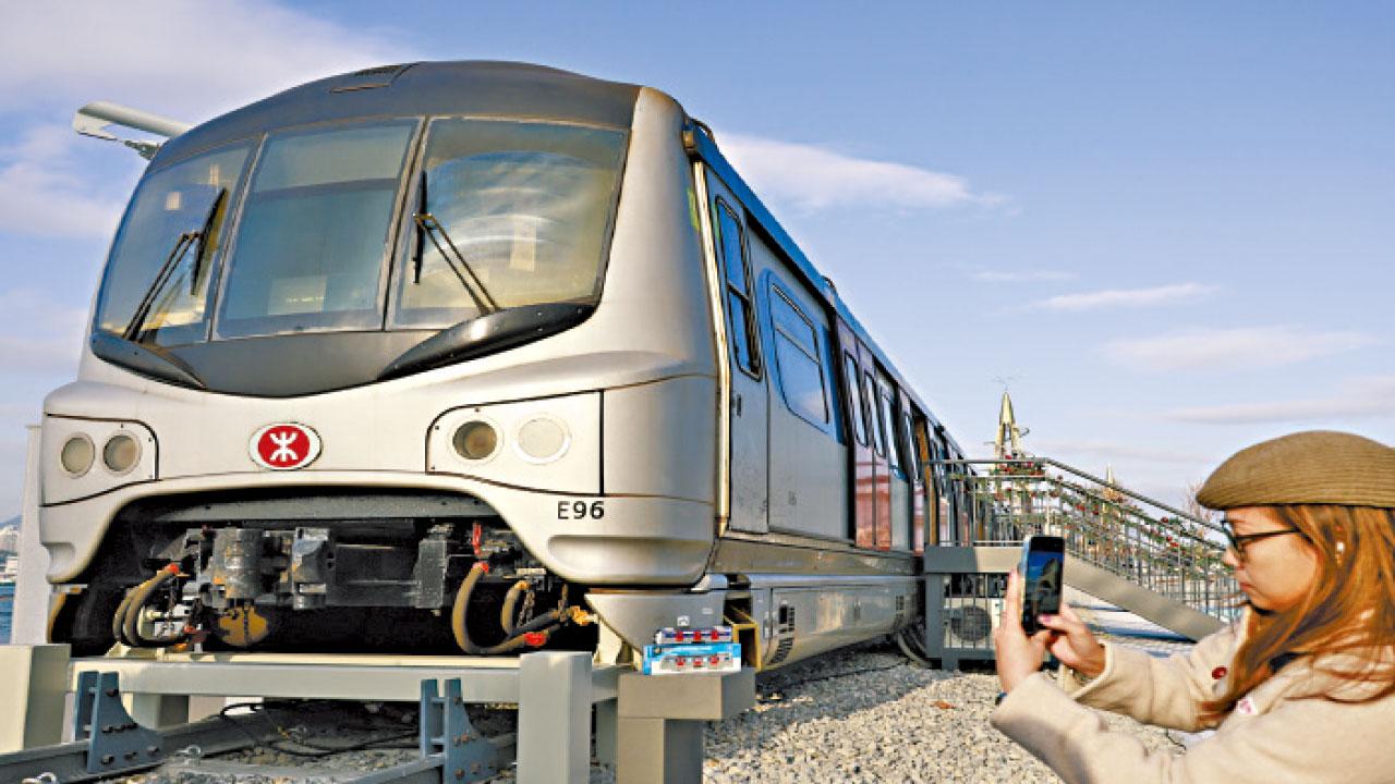 灣仔水上運動及康樂主題區今啓用 退役烏蠅頭列車供市民參觀