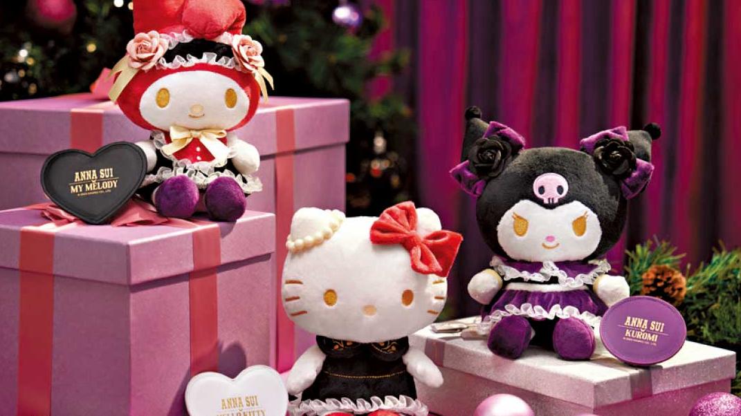 ANNA SUI與Sanrio合作第二彈 3款限量版毛公仔登陸7-Eleven
