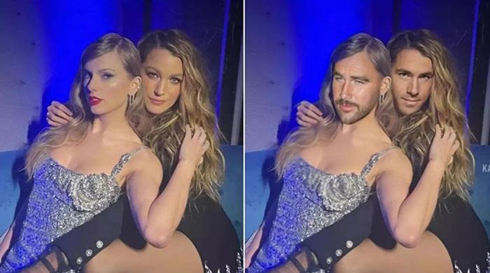 「死侍」賴恩雷諾士惡搞老婆與Taylor Swift姊妹圖