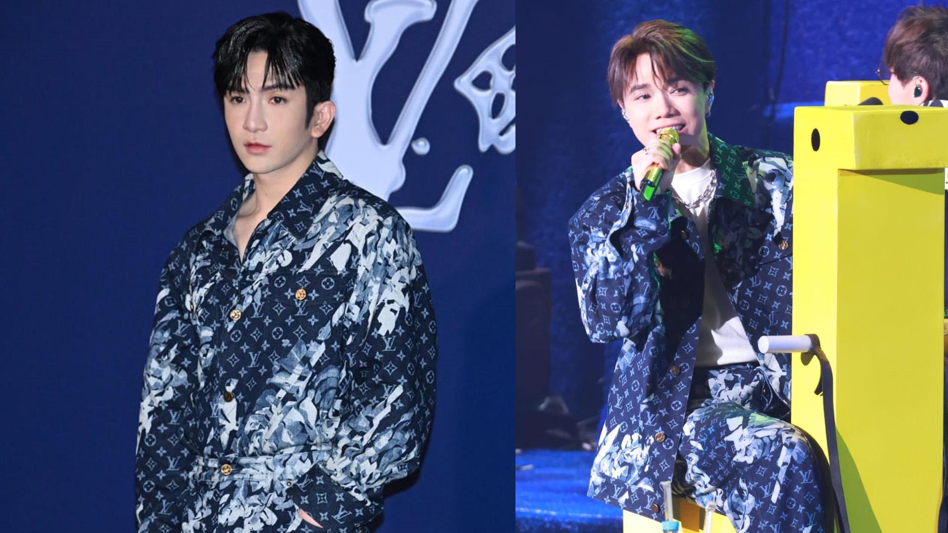 LV時裝秀｜Anson Lo與張敬軒拉闊造型撞到應 兩位男神各有style
