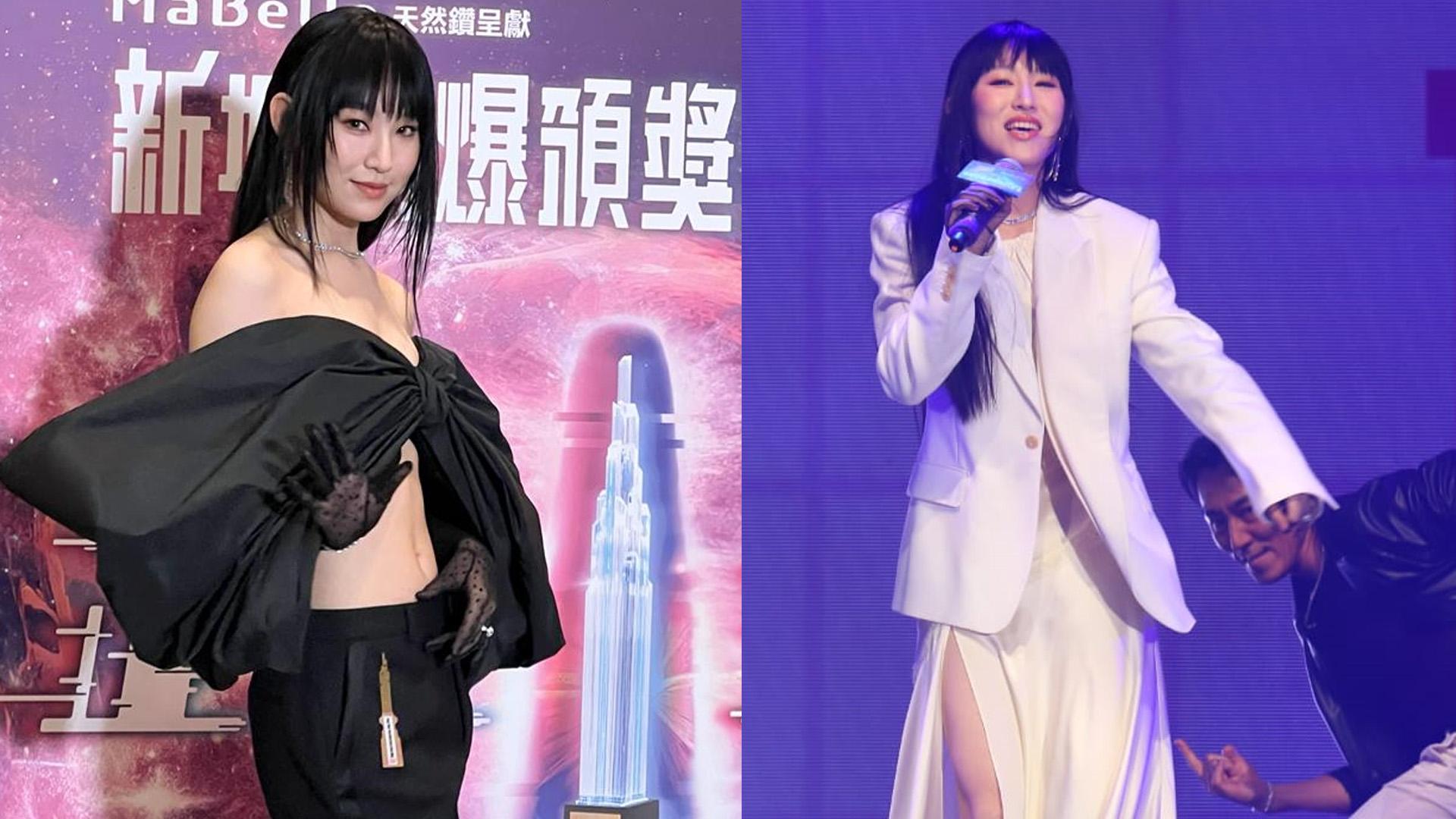 新城勁爆頒獎禮 2023｜炎明熹黑白打扮洗版討論 直認成年以來最性感一次