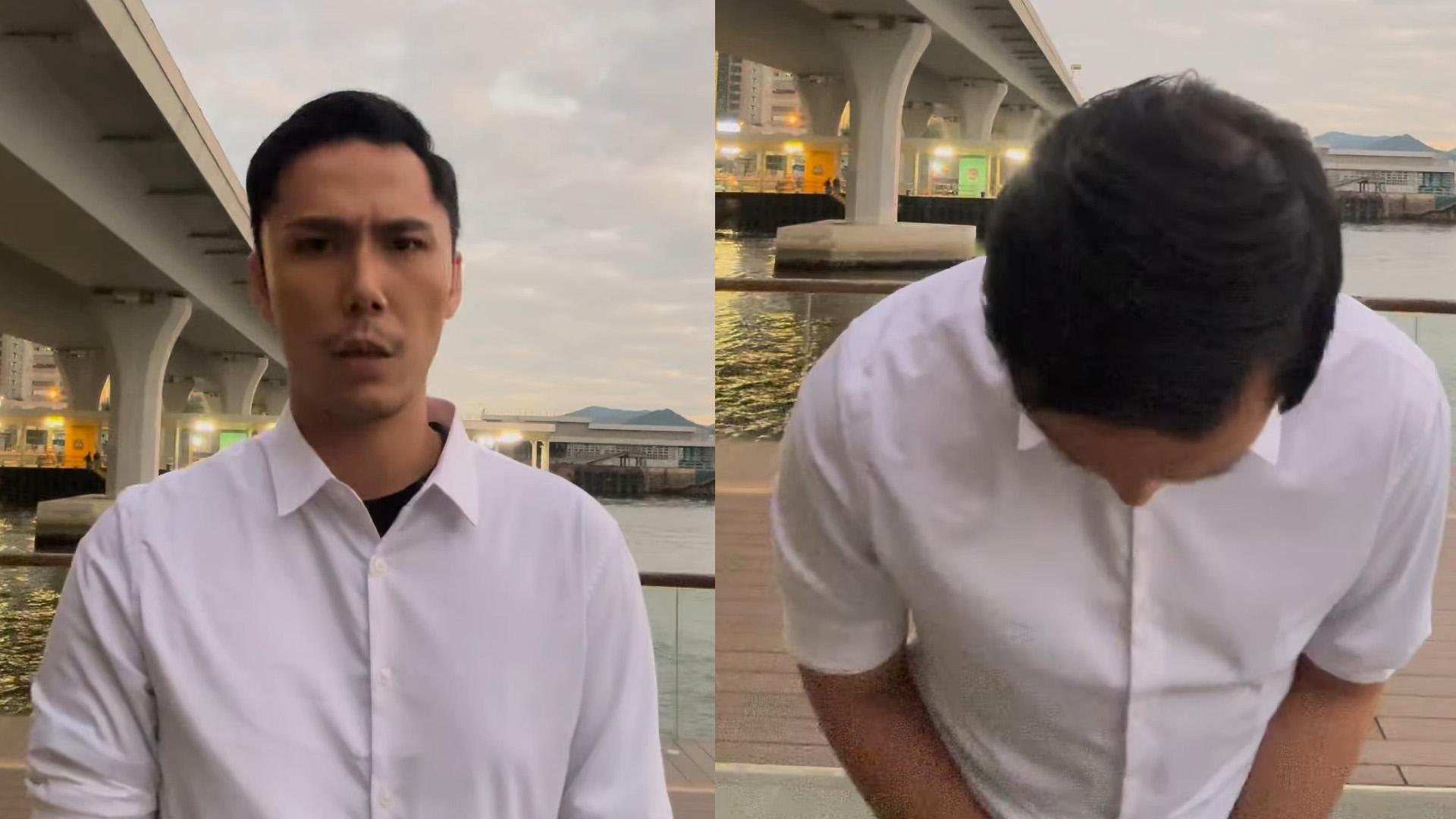 霍哥開直播被指質疑阿晶母親身份 拍片數度鞠躬致歉