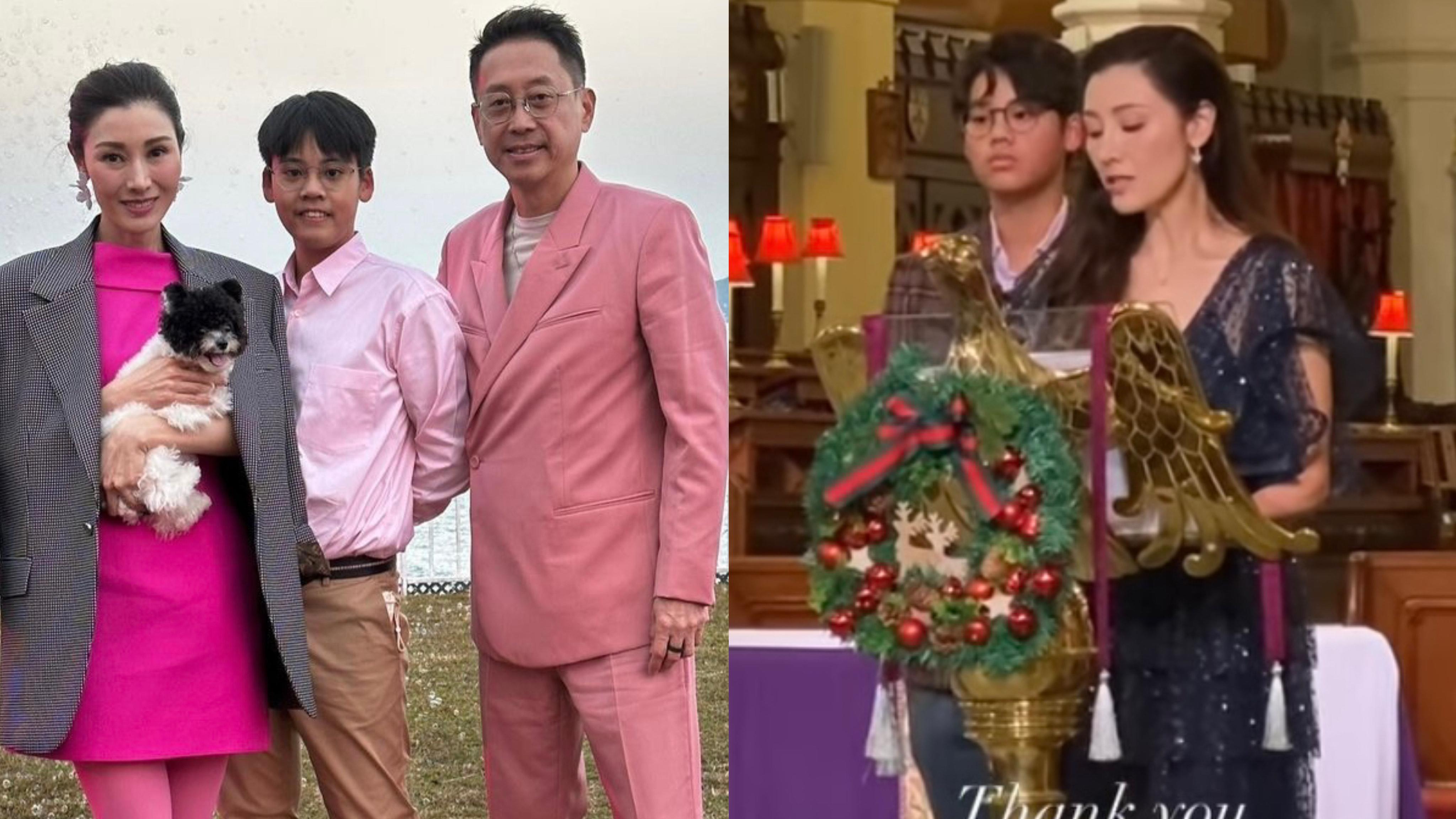 李嘉欣教堂讀經曬流利英語成焦點 12歲Jayden旋風式長高成熟穩重